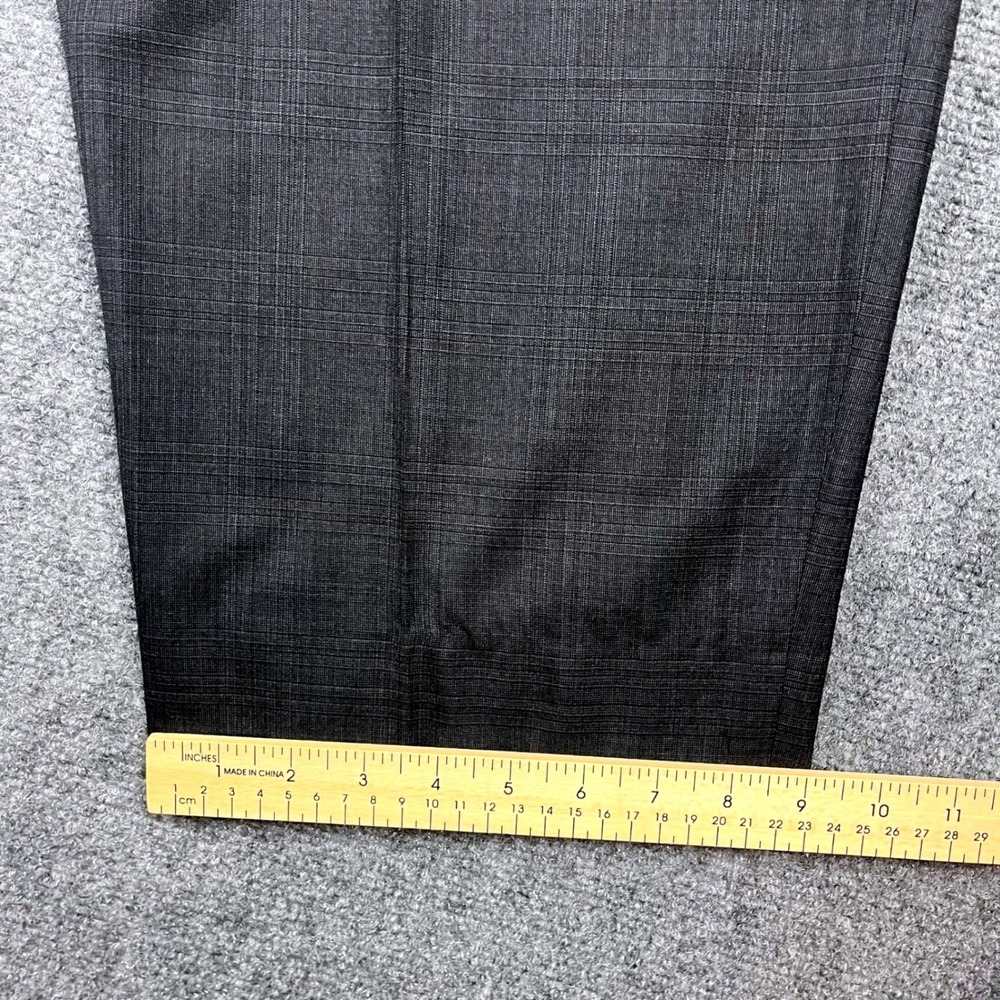 Jos A Bank Grey Glen Plaid Lanificio T.G. Di Fabio 130's 2 Piece Suit 50r 46x25 - Picture 12 of 16